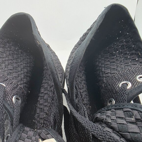 Converse All Star Woven High Top Mens Sise 10.5 Black Casual Shoes Outdoors Walk - Picture 7 of 12